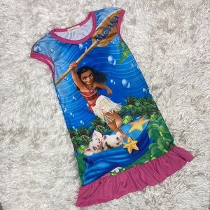 5/$20 Moana summer nightgown size 4/5